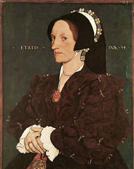 HOLBEIN, Hans the Younger Portrait of Margaret Wyatt, Lady Lee oil painting picture